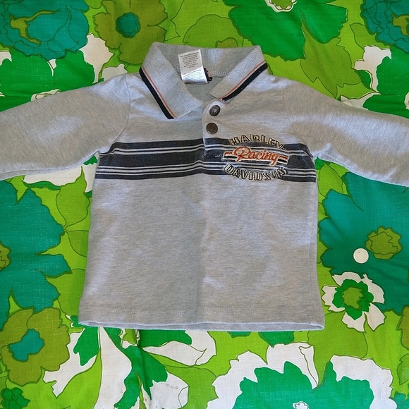 Harley-Davidson Other - Harley Davidson Racing Long Sleeve Polo
